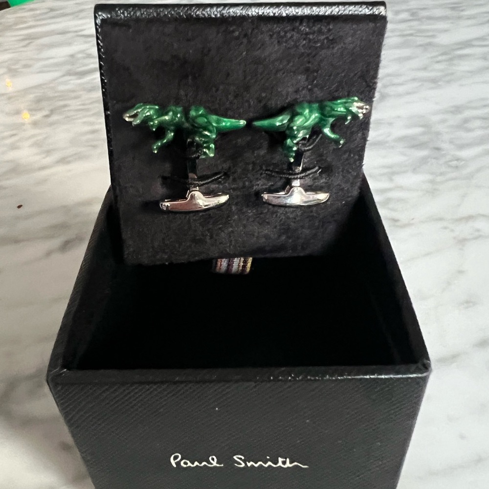 NWT Paul Smith Dinosaur Cufflinks